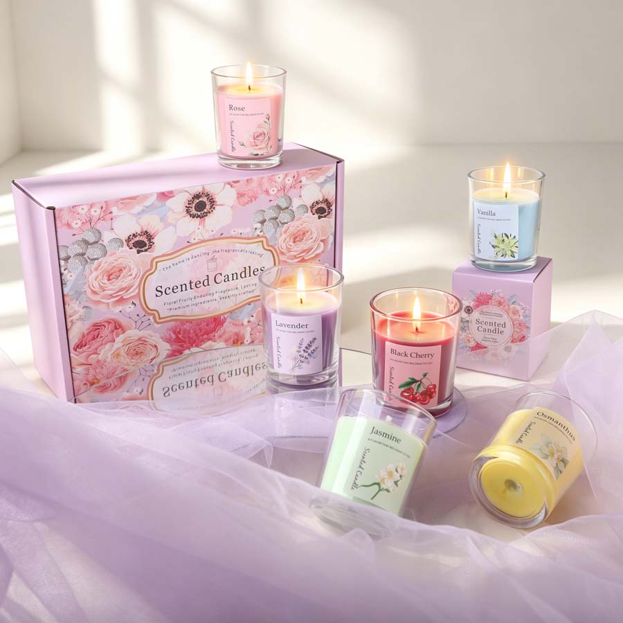 Home Fragrance Usa - Conjunto de Velas Aromáticas para Presente,